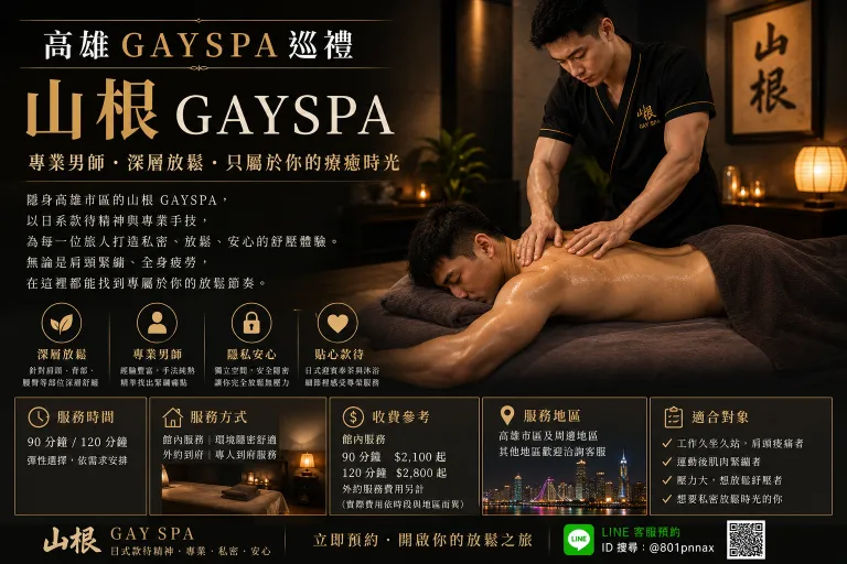 高雄gayspa巡禮：山根